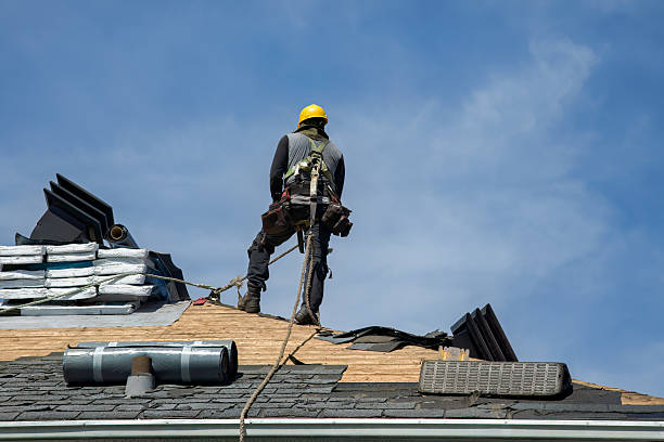 Professional Roof Replacement technician working in Bechtelsville, PA